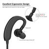 Otium Wireless Bluetooth Headphones - IPX4 Sweatproof - Adjustable Earbuds - Retractable TPU Earhook - Stereo Noise Cancelling Earphones with Microphone