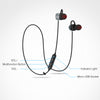 Otium Magnetic Bluetooth Headphones Wireless Earbuds Sweatproof APTX Stereo Bluetooth Earphones with Mic for Sports Running Workout Gym (V4.1, Secure Fit Earhook, CVC 6.0 Noise Cancelling)