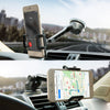 Car Phone Holder, Otium Car Mount, 360 Rotating Windshield Dashboard Universal Mobile Phone Cradle Long Adjustable Arm with One-button Release for iPhone Samsung Galaxy HTC LG Huawei and More