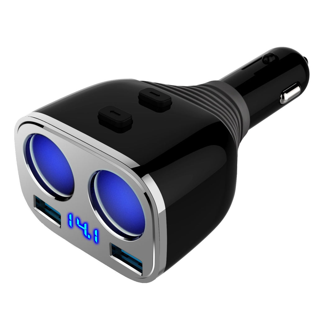 Car Cigarette Lighter, Otium 2-Socket Cigarette Lighter Adapter