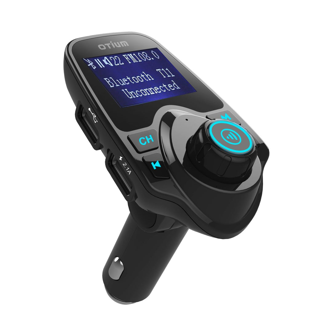 Otium® FM Transmitter Wireless In-Car Bluetooth Receiver Stereo