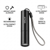 Otium Mini LED Flashlight, Rechargeable Pocket Flashlight with 3 Modes