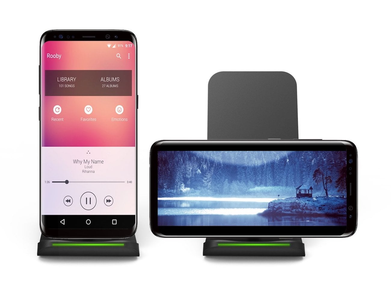 Otium Fast Qi Wireless Charger Stand