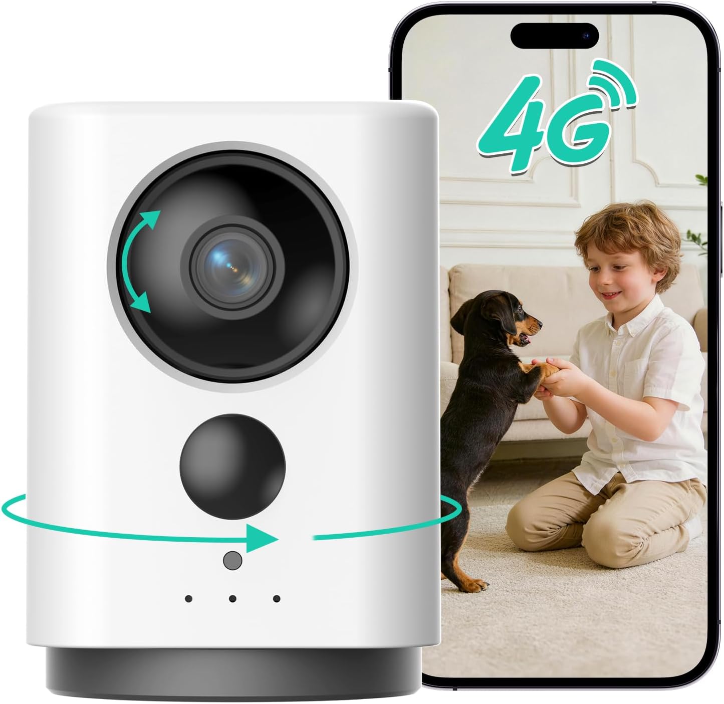 Otium 4G 2K PTZ Battery Security Camera
