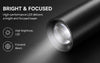 Otium Mini LED Flashlight, Rechargeable Pocket Flashlight with 3 Modes