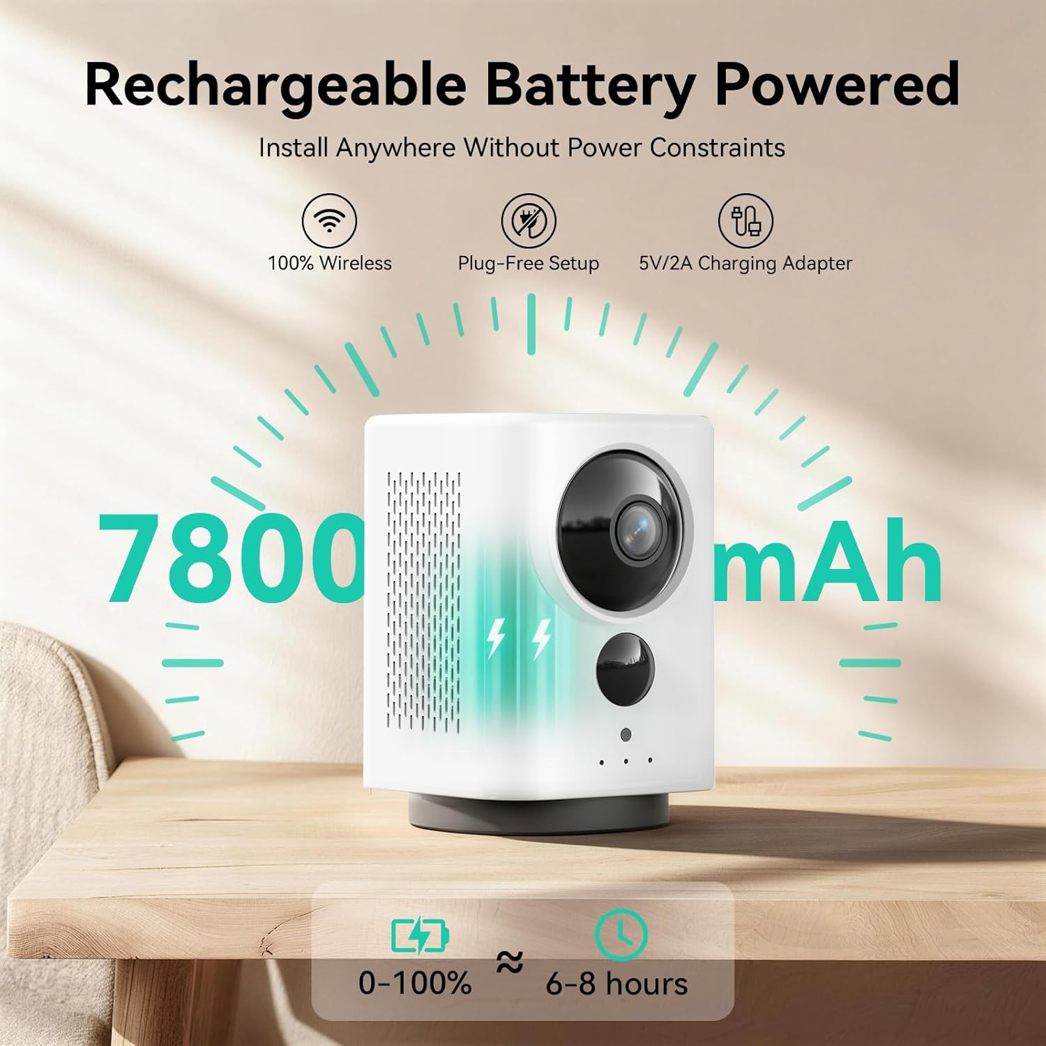 Otium 4G 2K PTZ Battery Security Camera