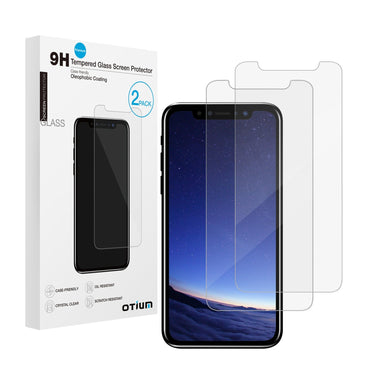 iPhone X Screen Protector Glass, [2-Pack] Otium iPhone X Tempered Glass Screen Protector for Apple iPhone X, 2017