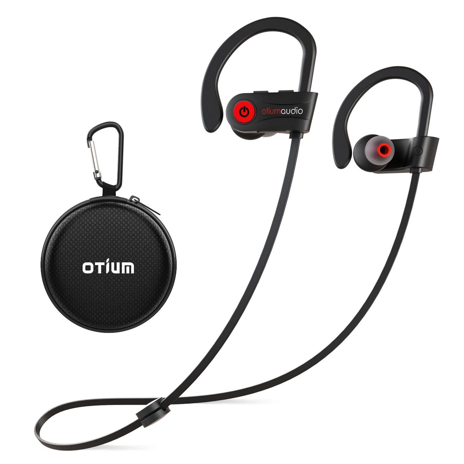 Otium 1TH21B Waterproof Ipx7 Bluetooth Earbuds Sports Wireless Beats - Black
