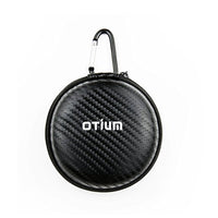 Otium Black Leather Case Pocket Size Holder Case Carrying Cases Storage bags