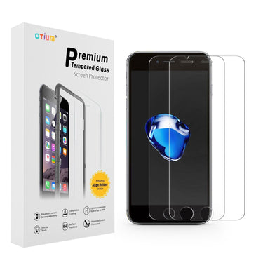 iPhone 8 Plus 7 Plus 6s Plus 6 Plus Screen Protector with Easy-Installation Tool Otium Tempered Glass Screen Protector (5.5 Inches Only) for iPhone 8 Plus 7 Plus 6 Plus 6s Plus [2-Pack]