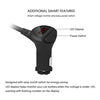 Otium 3-Socket Cigarette Lighter Splitter 12V/24V 120W Power Adapter with 6.5A 4-Port USB Car Charger and Power On/Off Switch for iPhone iPad Samsung Galaxy GPS Dashcam Radar Detector and More