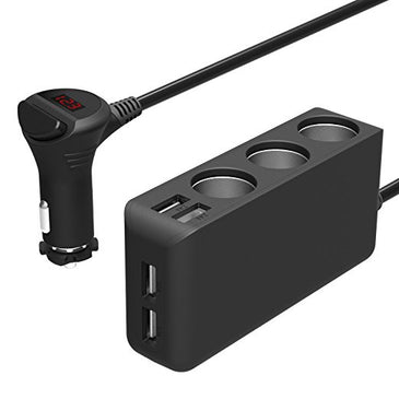 cigarette lighter to aux Pyle USA YP5255 FM Radio Transmitter with USB Port for Charging Your Devices 3.5mm Input Car Adaptor at LEDGlows Cigarette Lighter Power Adapter easily plugs into your car or trucks cigarette lighter Cigarette Lighter Socket Usb Auto