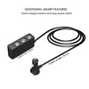 Otium 3-Socket Cigarette Lighter Splitter 12V/24V 120W Power Adapter with 6.5A 4-Port USB Car Charger and Power On/Off Switch for iPhone iPad Samsung Galaxy GPS Dashcam Radar Detector and More
