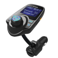 FM Transmitter, Otium® Bluetooth Wireless Radio Adapter Audio Receiver Stereo Music Modulator Car Kit with USB Charger, Hands Free Calling for Smartphones, Tablets, TF Card, MP3 and More